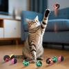 Insekten Hüpfball Katzenspielzeug Hohe Elastizität Gummi Interaktives Jagd Rollender Ball Für Kätzchen Katzenspielzeug Zubehör