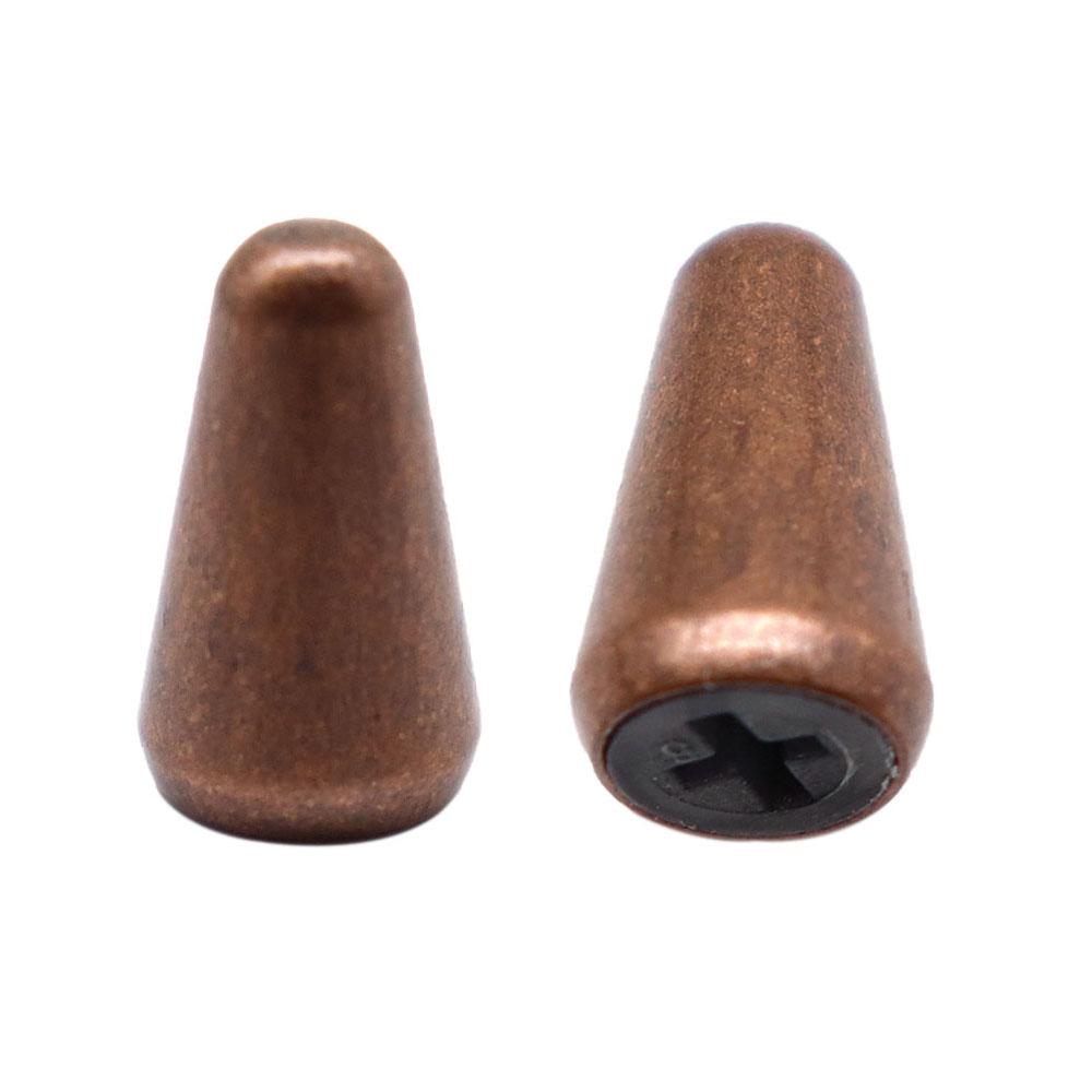 1 ud./2 uds. Tapa de Interruptor de Guitarra de Latón Punta de Interruptor Metálico con Núcleo de Cruz Embebido Agujero Expansible para Accesorios de Guitarra ST TL