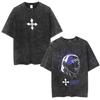 2026 Hot Sale Anime Hunter X Hunter Phantom Troupe Washed T-shirts Hisoka Graphic Print T Shirts Men Women Clothing Cotton Oversized Tee Short Sleeve