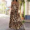 Women's Slip Dress Maxi Long Dress Splicing Leopard Print Stitching Print Dress Spring & Summer Leisure Vacation
