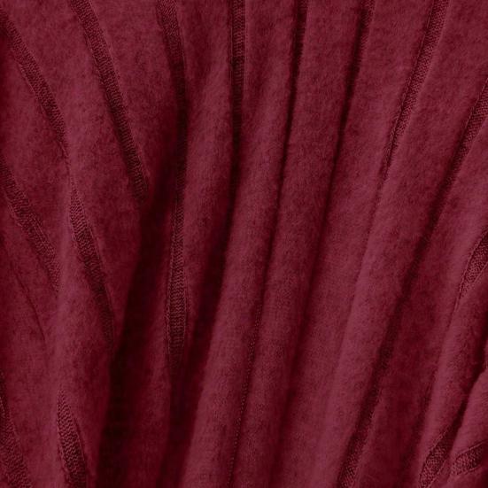 Vestido de Suéter Feminino de Outono Manga Longa Decote V Tricô Canelado Vestido Maxi