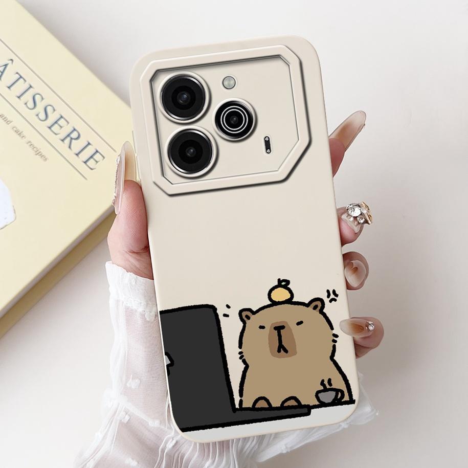 Für Tecno Pova 6 Pro 5G 2024 Hülle LI9 Kameraobjektiv Schutzabdeckung Niedlicher Panda Cartoon Weicher Stoßfänger Für Tecno Pova 6 Pova6 5G Capa