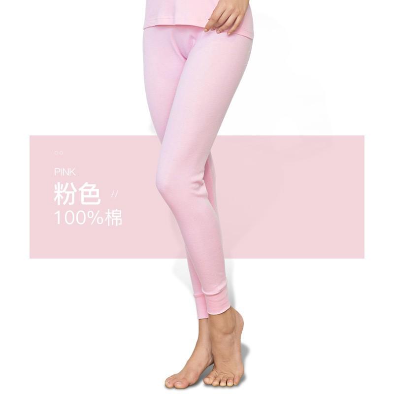 Yu Zhaolin Mens Womens Cotton Thermal Underwear Set Round Neck Long Sleeve Base Layer Winter
