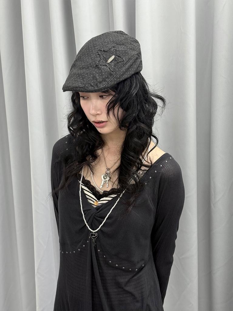 Hey Y2K Hunting Cap (Small Dot)