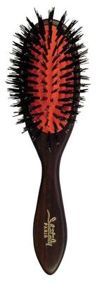Щітка для волосся Osaka Brush Shatri Cushion зі щетиною кабана, чорна, 1 шт. (Маленький) (х 1)