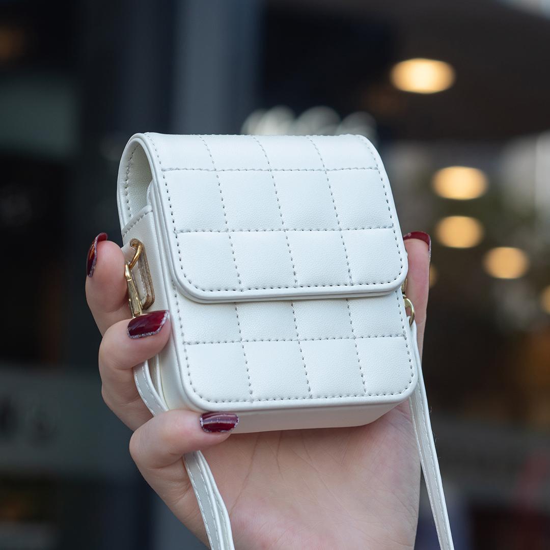 

Шкіряний чохол-гаманець через плече зі шнурком для Samsung Galaxy Z Flip6 Flip5 Flip4 Flip3 Huawei Nova Flip Pockt2 Moto Raer40 OPPO Find N3 Flip Protect Cover Moto Raer (2022) білий