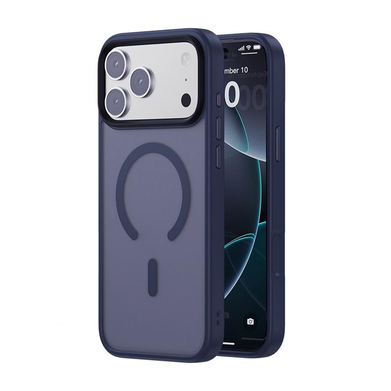 Silky Feel Matte Phone Case For iPhone 17 Pro Max Air 15 14 Plus 13 12 16 Pro For Magsafe Wireless Charge Magnetic Protect Cover