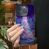 Phone Case: 2D Flat, Fits iPhone 18, 17, 16, 15, 14, 13 Pro, Color Silver Protective Case, Couple Style, Iridescent Glowing, Christmas and Halloween G