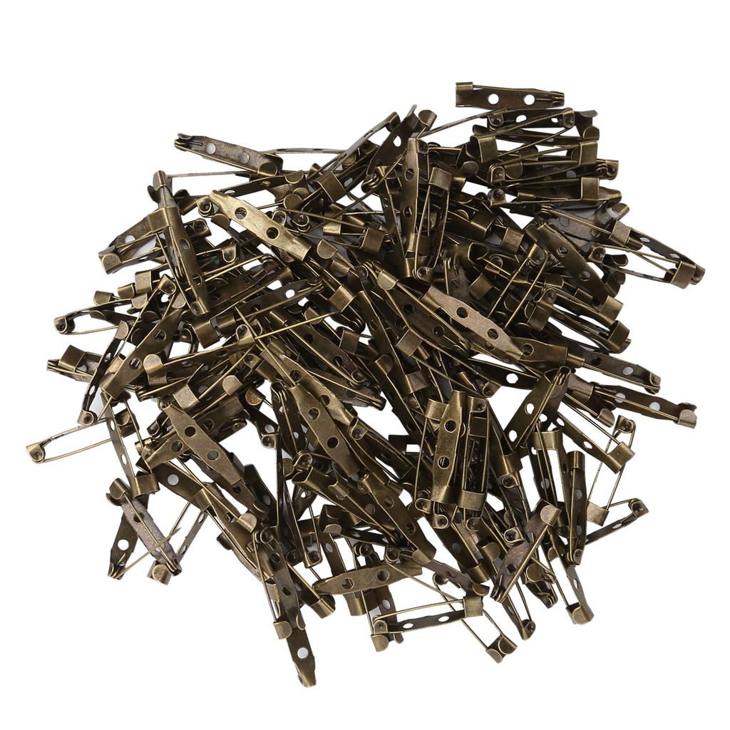200Pcs Safety Pins Simple Vintage Clothes Brooch Alloy Pins Sewing DIY Jewelry Making