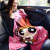 1pcPowerpuff Plush Blanket - Soft and Comfortable for All Seasons, Makes a Great Gift!A043028m