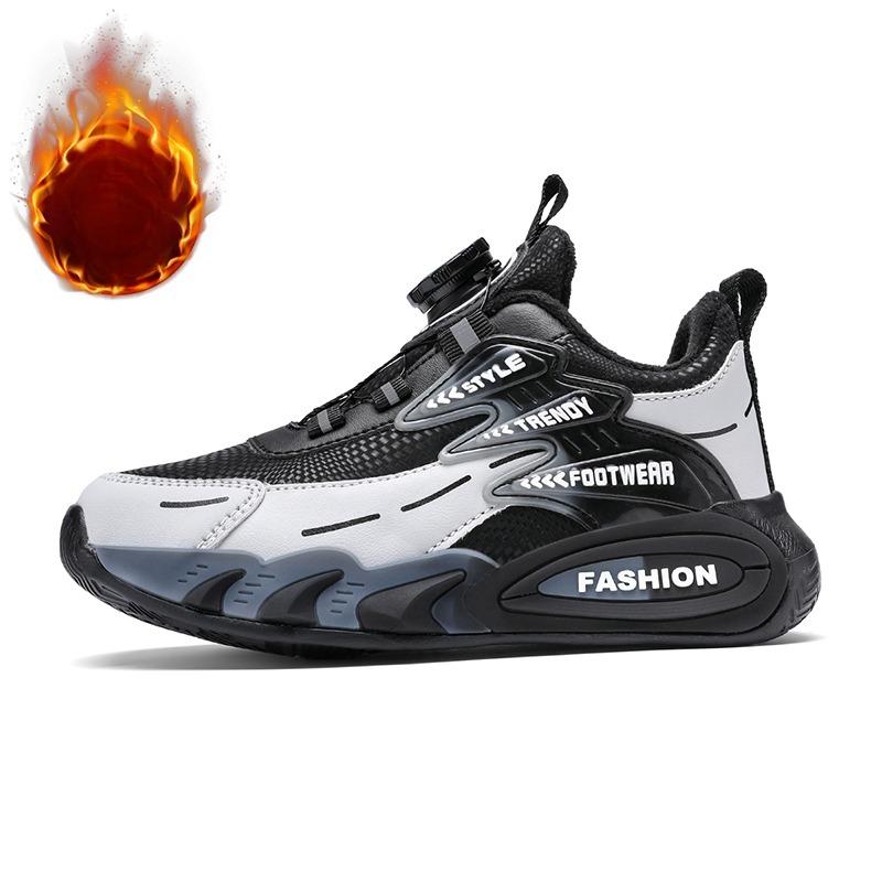 Winter Children's Cotton Shoes Sports Shoes Leather Shoes Casual Running Shoes