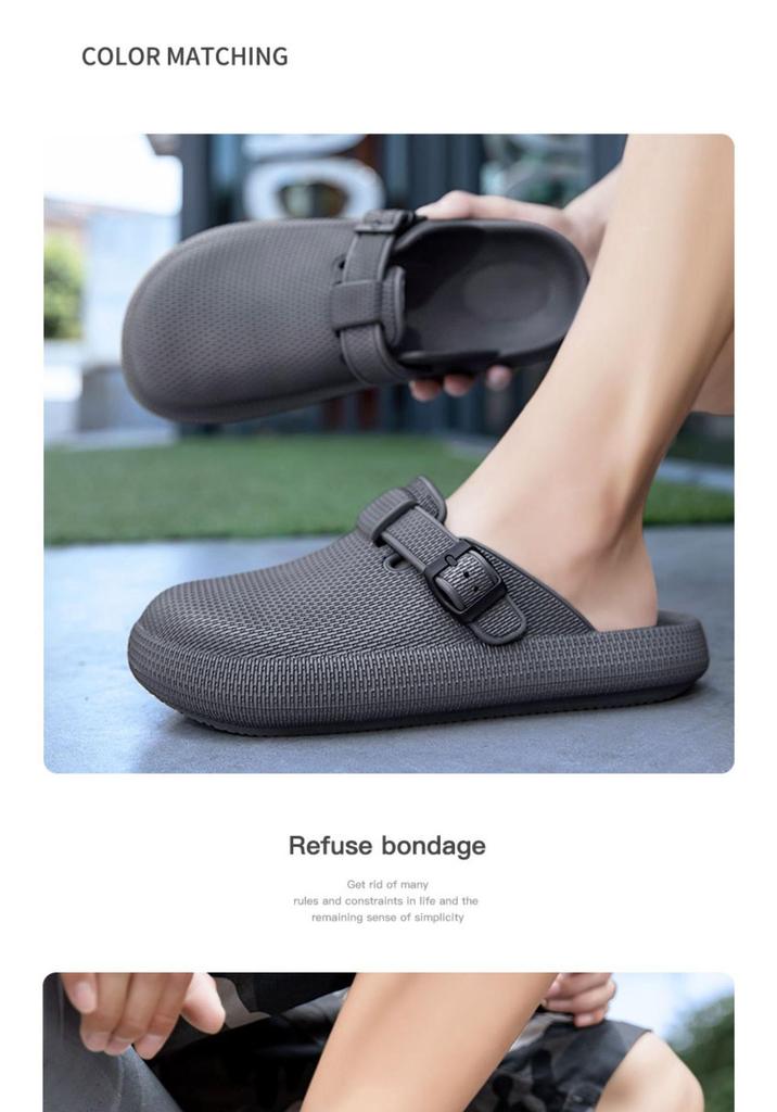 Unisex 2025 Summer Non-slip Closed-toe Outdoor Slippers in Birkenstock Style