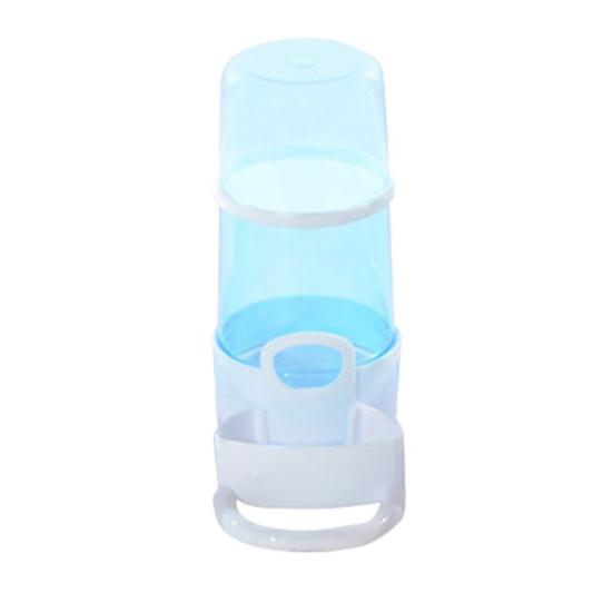 Bottle Automatic Large Capacity Plastic Durable Hard Bird Feeders for Hamster синий