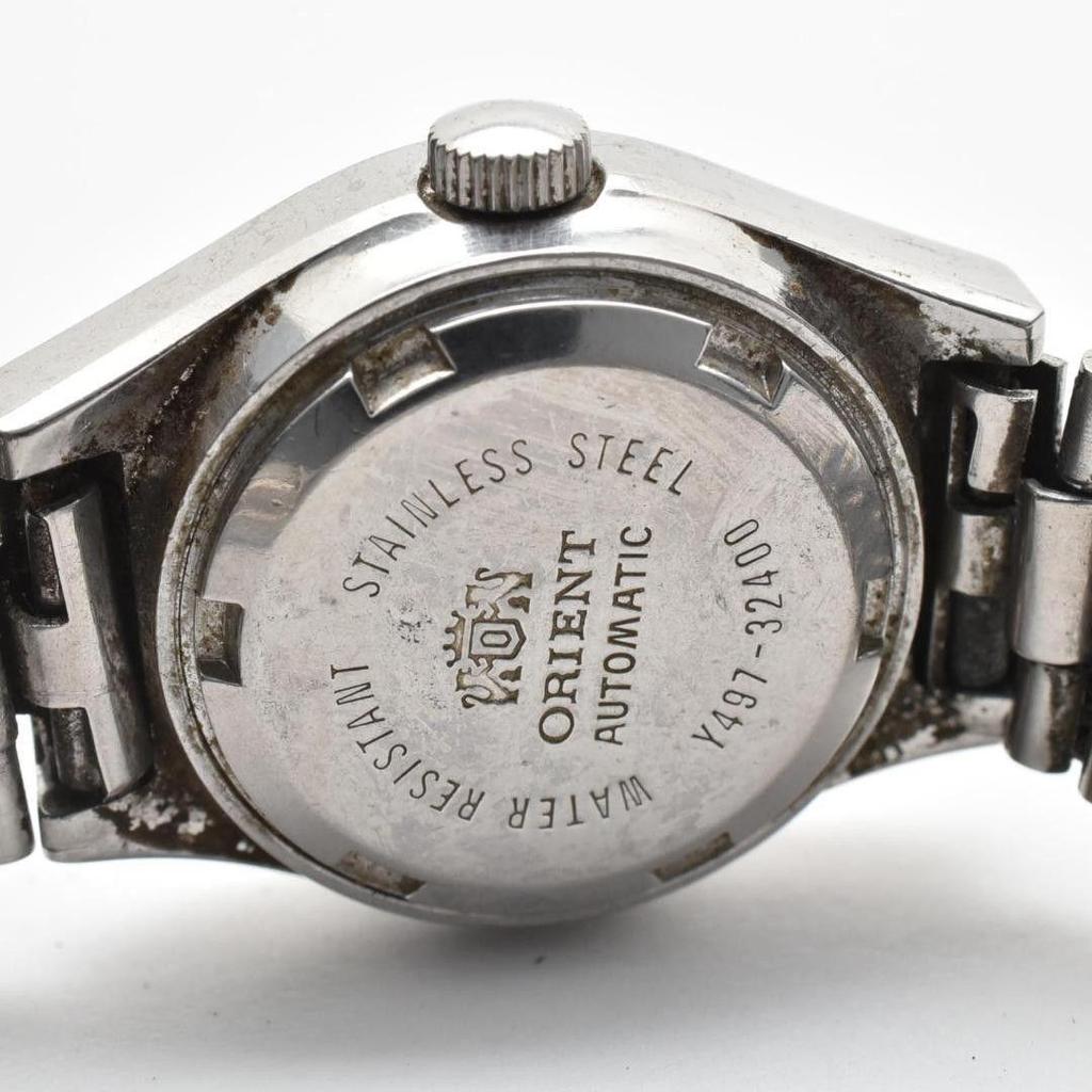 Used Working Item ORIENT Orient Ladies Watch Automatic Blue Dial