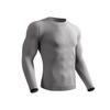 Men Seamless Sports Fitness Shirt Long Sleeve Quick-Dry Moisture Wicking for Cycling Running Hiking Training Outdoor Sports