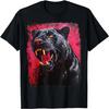Red Panther Black T-Shirt