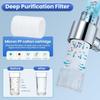 Kitchen Faucet Water Tap Filter Bubbler Filter for Hard Water Bath Filtration Purifier Remove Chlorine Heavy Metal Filtered