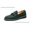 Men's Versatile Tassel Loafers: Spring Set-Foot Leather Shoes for Fashion, Formal, and Casual Wear