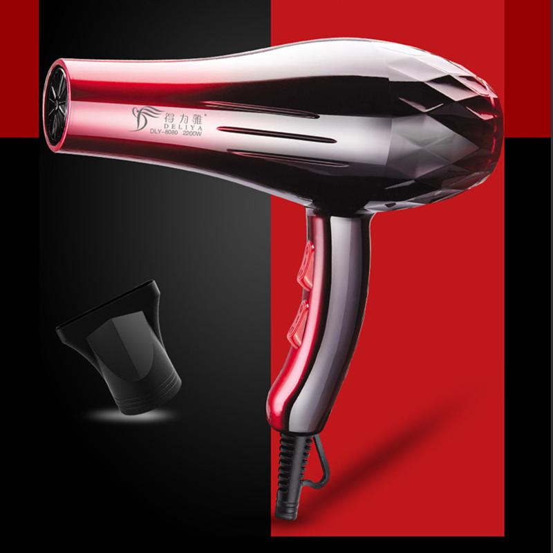 2200W 220V Large Power Salon Professional Hair Blow Dryer Blower Combs 6pcs/set