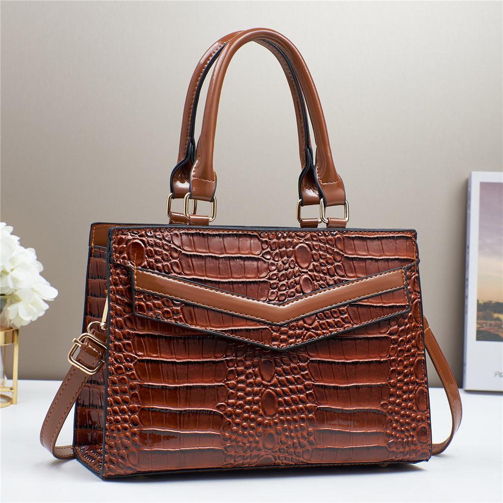 Stylish Soft Pu Tote Bag For Women 2024 Trendy Large Capacity Shoulder Bag