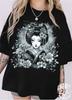 Japanese Geisha Art T-Shirt: Floral Kimono Design