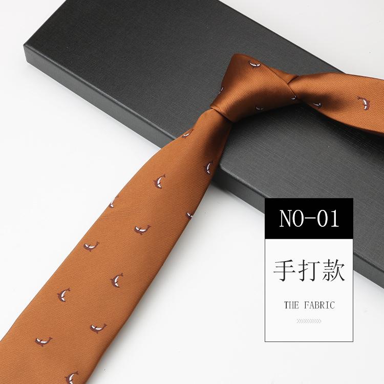 Obchodní kravata Pánský oblek Šaty Červená Zelená Host Pódium Svatba 8cm Vzor Ruční vázání