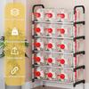 Five-layer plastic shoe rack Shoe Rack Household Simple Metal Shoe Rack Shoe Storage Box Shoe Cabinet Storage Slippers Multi-Layer Door Frame Shoe