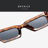 Sun-Protective Driving Glasses Punk Black Shades Glasses Square Frame Sunglasses  for Women Men