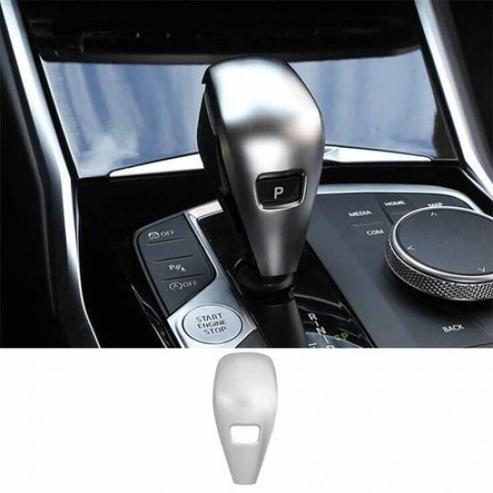 For BMW 3-Series G20 -22 Matte Silver Knob Cover Central Console Gear Shift