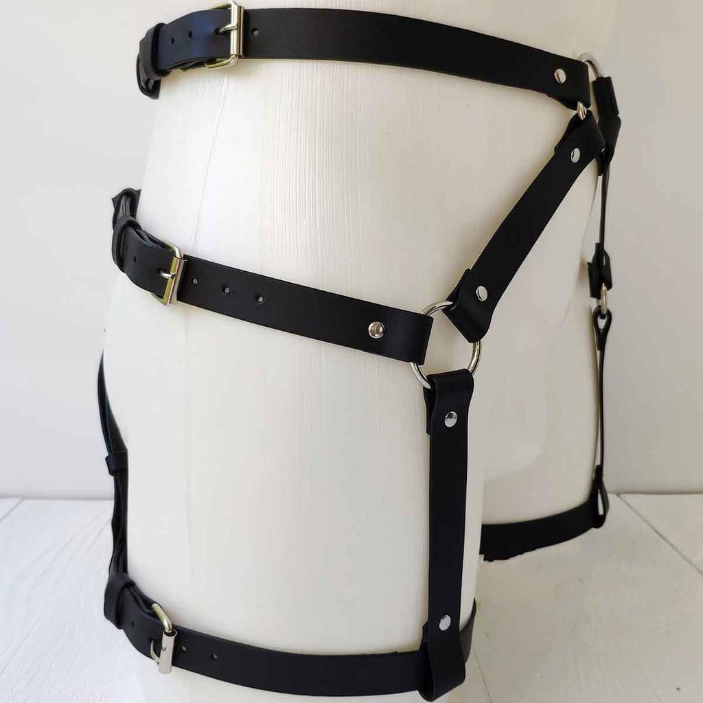 Men'S Leg Belt Harness Gay Body Bondage Lingerie Sissy Clubwear For Gay Sex Rave And Clubbing Mens Leather Harness Bondages Gear