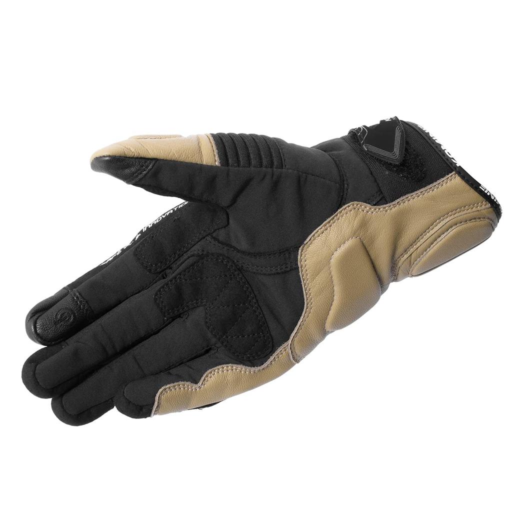 Komine Motorcycle Gloves GK-821 Carbon Protect Windproof Gloves, Beige, Small