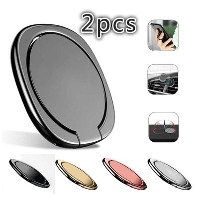 Luxus 360 Grad Metall Fingerring Halter Smartphone Handy Finger Ständer Halter für iPhone