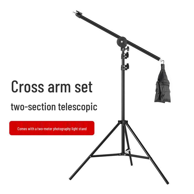 2m/2.8m Portable Photography Tripod Stand for Lights and Phone Live Broadcast