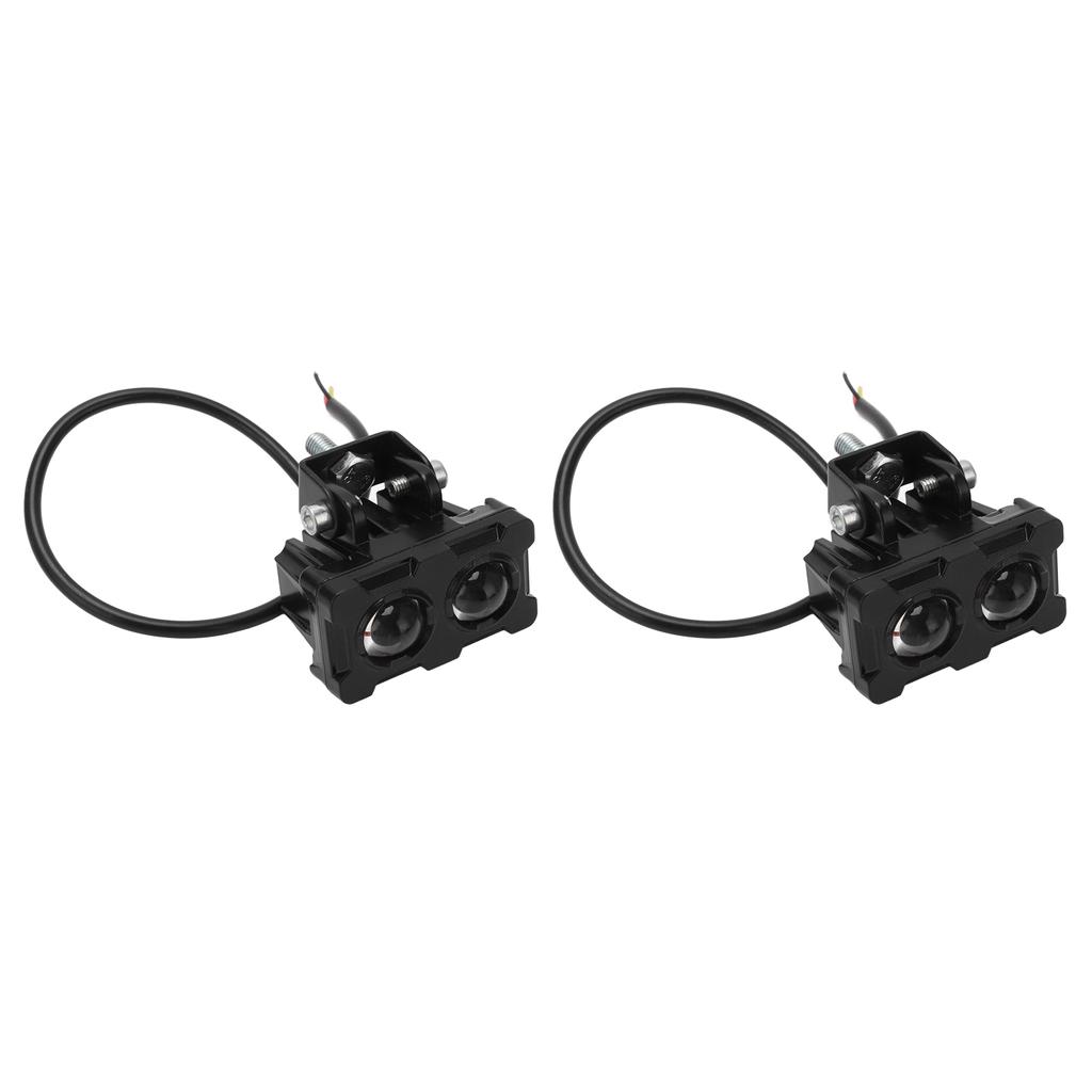 1 Paar LED-Arbeitsscheinwerfer für Motorräder, geeignet für Offroad-Motorräder, UTVs und ATVs mit M8-Befestigungsöffnung