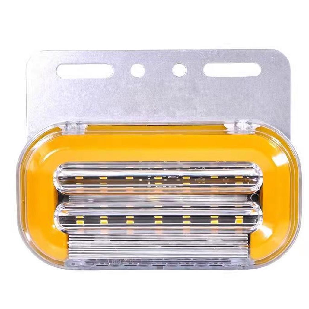 24V LED Truck Side Marker Lights Blue Flowing Brightness Visibility Signal Lamps for Heavy Vehicles Enhanced Visibility