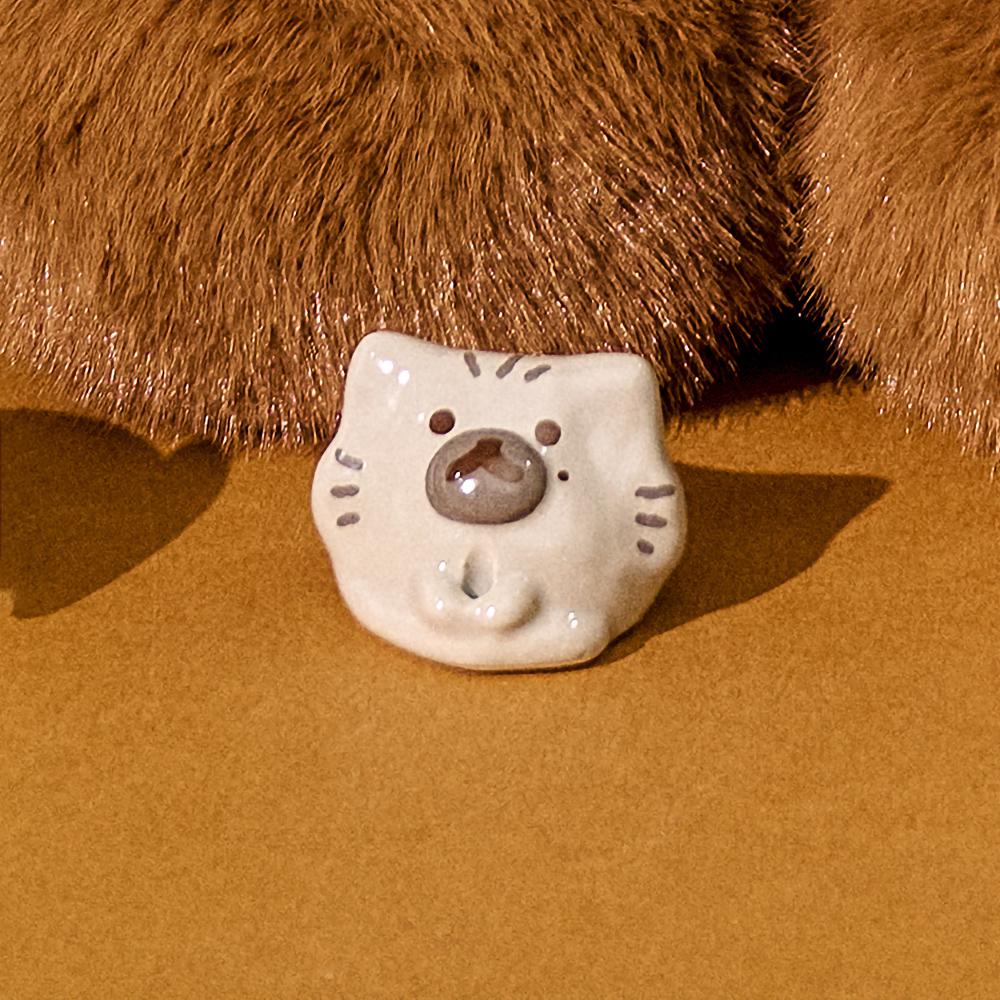 LOFA Seoul X LAZY TAIL CLUB Hugh Grey Collectible Objet & Candlestick Holder