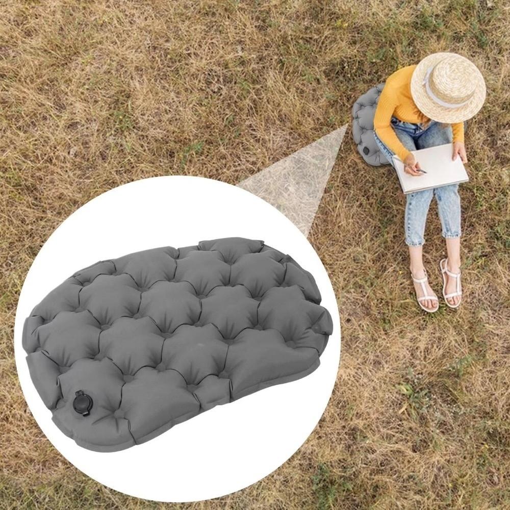 Waterproof Travel Chair Cushion Foldable 3D Air Seat Cushion Portable Camping Chair Pad  Office
