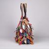 This Is A Designed Women's Single-shoulder Bag with Tassels In Contrasting Colors and A Crossbody Bag