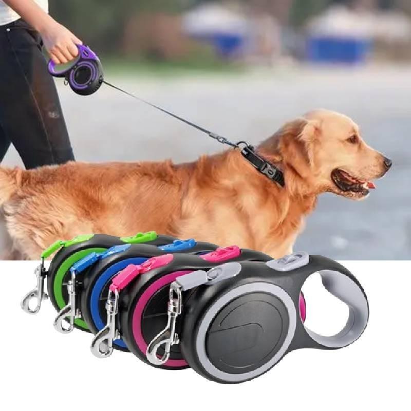 Langleine Automatisch Einziehbar für Große Hunde mit Komfortablem Griffdesign und Lebhaften Farboptionen