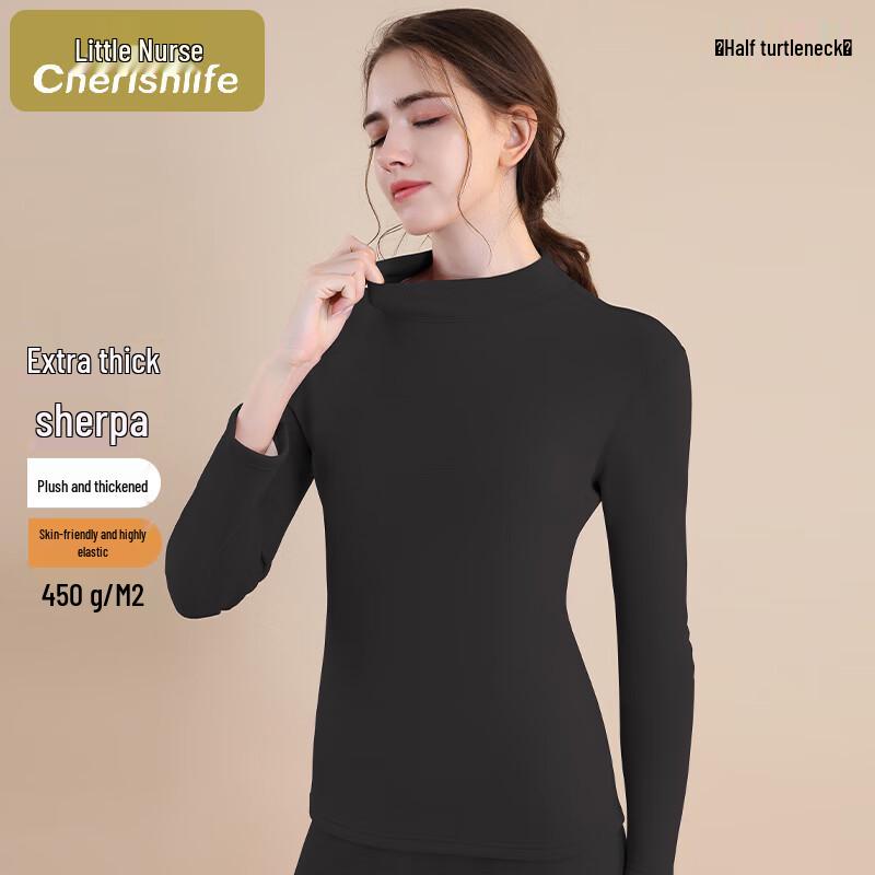 

Xiaohushi Women s Fleece-Lined Thermal Top XL (175)
