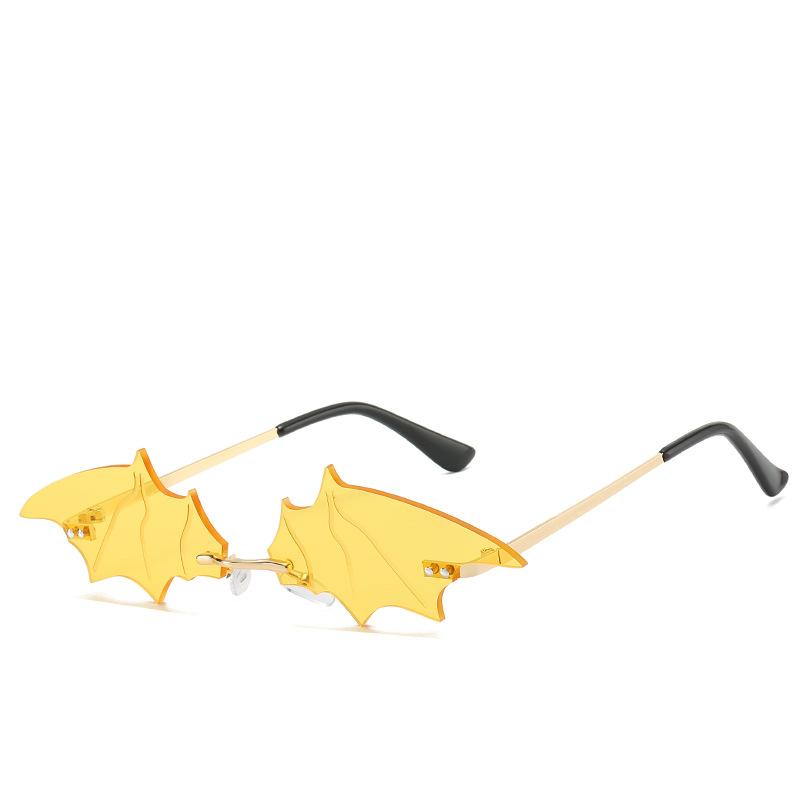 Halloween Dance Bat Shape Personality Sunglasses Fashion Street Fashion Glasses Party Glasses Europe And America