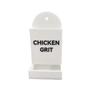 Creative Coop Feeding Station Wide Mouth Grit Dispenser Cute Gravity Poultry Feeder  Livestock Care