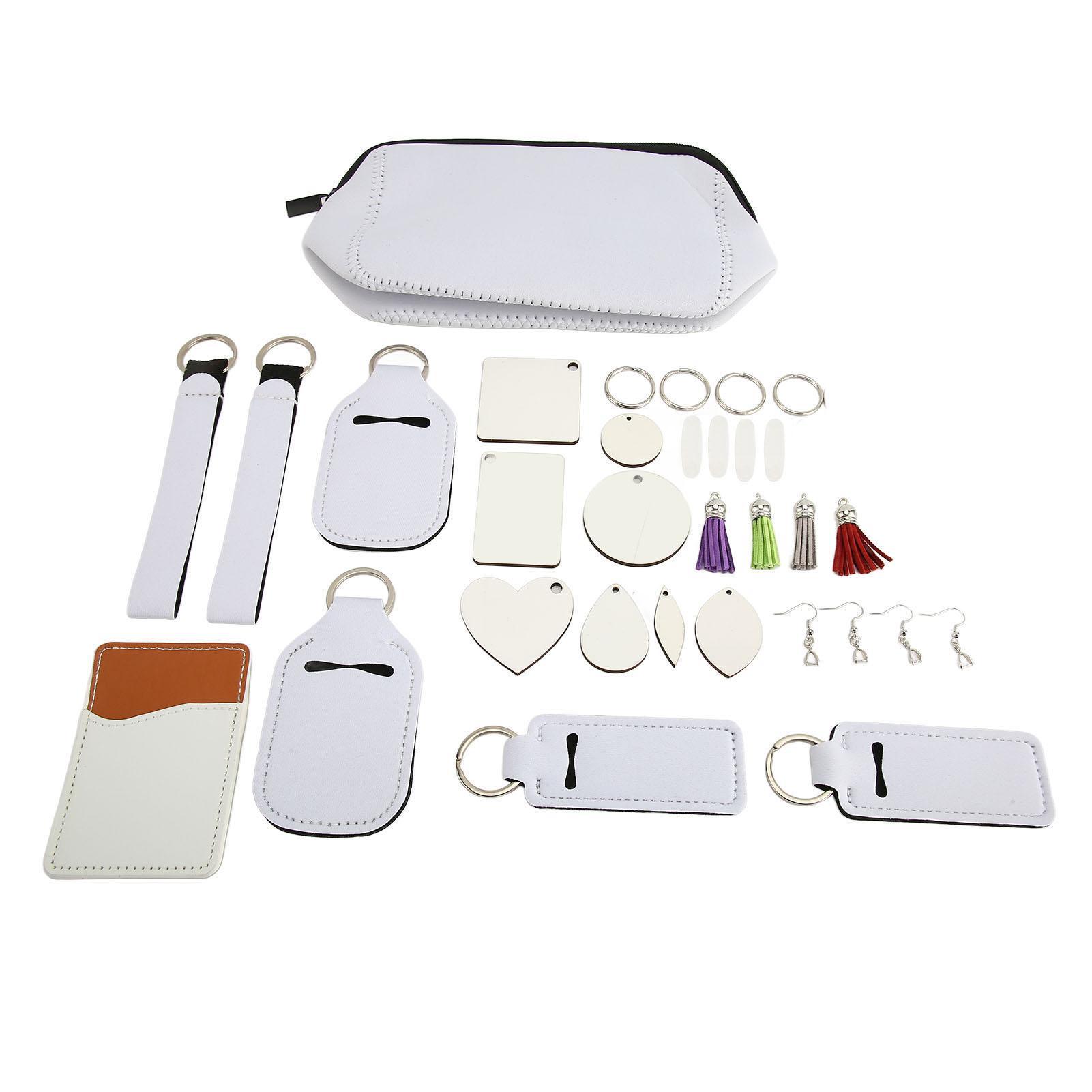 

32 шт. Заготовки для сублимации Двусторонние DIY Сублимационная термотрансферная поделка Серьги