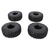 4PCS 1.9in 2.2in 120MM Rubber Rocks Tyres Wheel Tires for SCX10 90046 90047 RC Crawler Car
