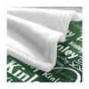 Personalized Custom Name Blanket Flannel with Gradient Green Heart Name Design All Season Luxury Gift for Christmas Gift