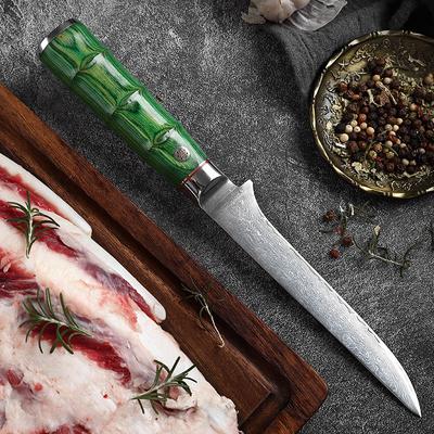 Damascus Steel Boning Knife Fish Knife Stainless Steel Dividing Knife Kitchen Meat Cleaver