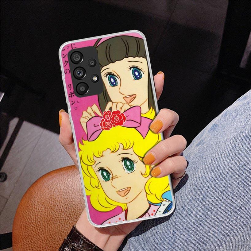 Anime Candy Phone Case For Samsung Galaxy A17 A16 A15 A14 A13 A57 A56 A55 A54 A53 A37 A36 A35 A34 A33 A26 A25 A24 A23 Galaxy A16
