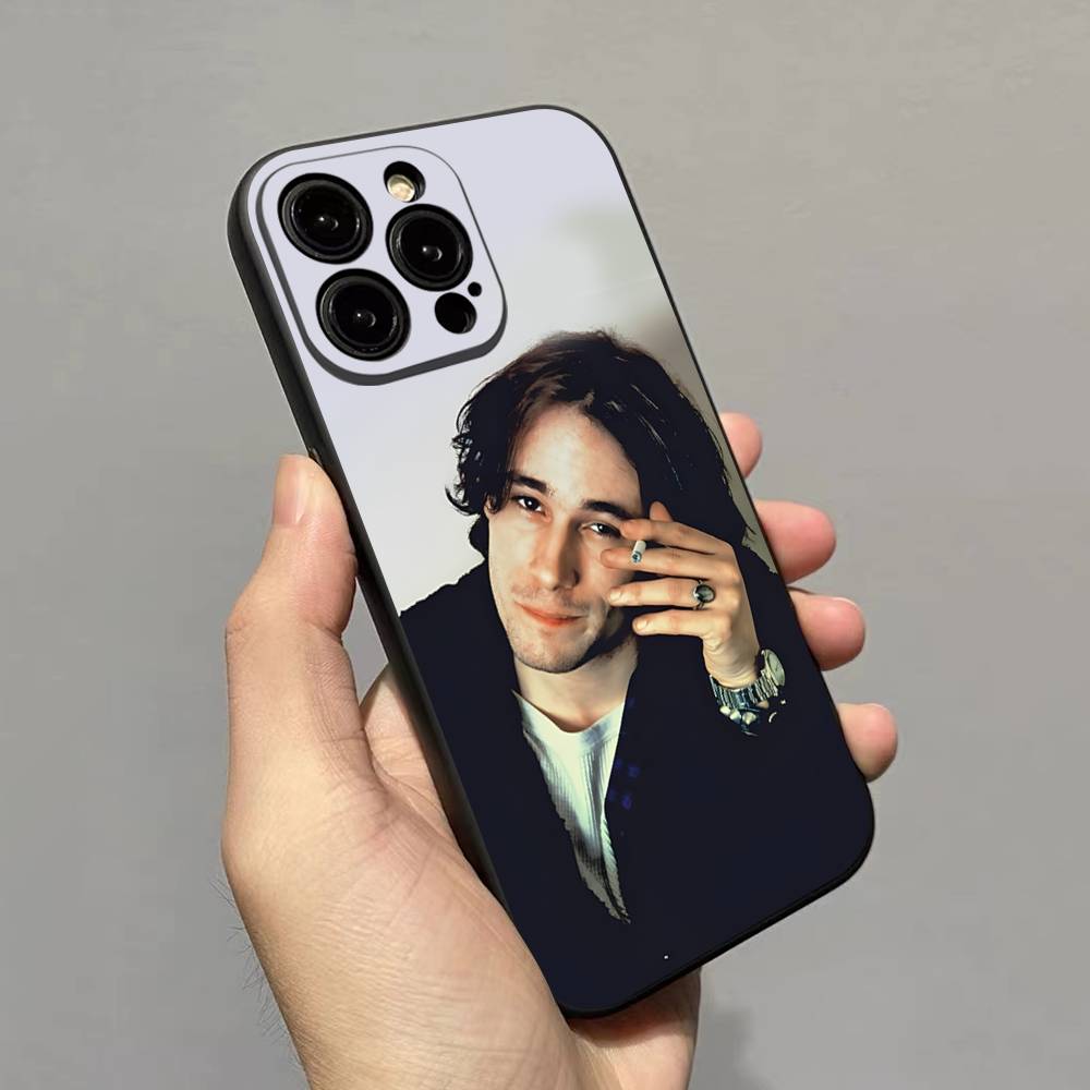 J-Jeff B-Buckley For IPhone 17 16 15 14 13 12 11 Pro Max Plus Shockproof Black Soft Phone Cover