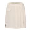 LIKK Essential Asymmetrical Pocket Pleated Skirt (Beige)