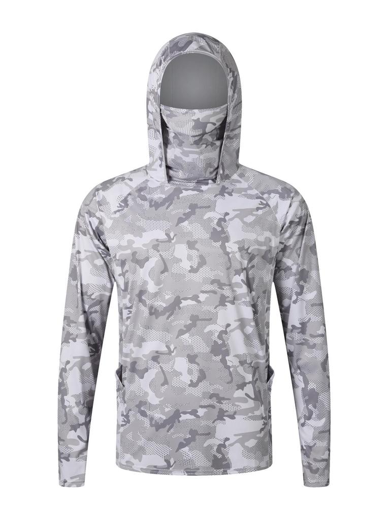 Camouflage Lightweight Anti-UV Breathable Sun Protection Fishing Clothing